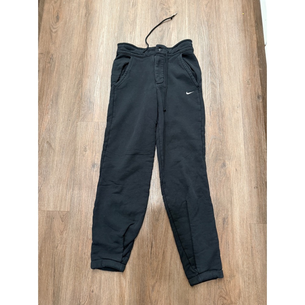 Nike Sportswear Fleece Joggers Sweatpants Black Tapered Size Small S